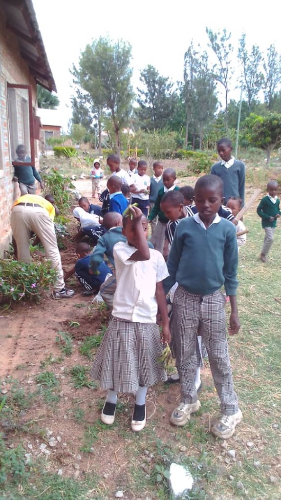 Working in the School Garden